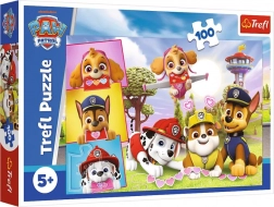 Puzzle od 100 dijelova – Neustrašive djevojke – PAW PATROL – Trefl