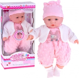Interaktivna mekana lutka beba 40 cm sa zvukovima