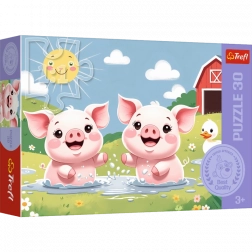Puzzle Trefl Veseli život na selu 30 dijelova