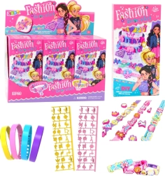 Kreativni DIY set narukvica s privjescima i slovima – 4 podesive narukvice