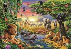 Puzzle Afrički susret 2000 dijelova