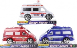 Spasilačko vozilo na zamašnjak, plastično, 19 cm