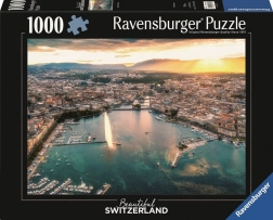 Puzzle RAVENSBURGER Zalazak sunca u srcu Ženeve 1000 dijelova