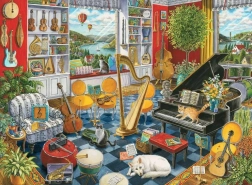 Ravensburger puzzle Glazbena soba 500 dijelova