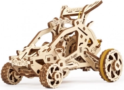 Drvene mehaničke 3D puzzle mini buggy UGEARS, 80 dijelova