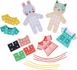 Provlačenje odjeće s motivom mačke i zeca