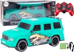 RC auto s dinosaurima 1:10 zeleno