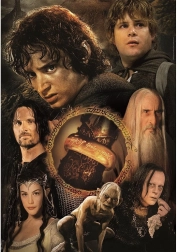 Puzzle Gospodar prstenova 1000 dijelova