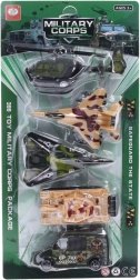 Vojni set vozila i letjelica 5 kom