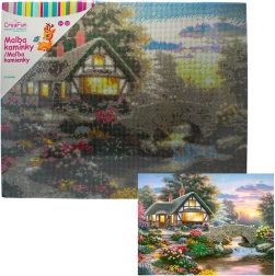 Dijamantno slikanje – čarobni vrt 40 × 50 cm