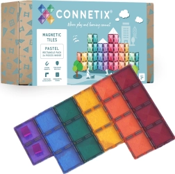 Connetix pastelni pravokutnici – magnetska građevna set igra 24 kom