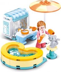 Sluban Girls Dream mačji salon građevni set