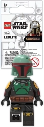 Lego Star Wars svjetleći privjesak za ključeve Boba Fett s LED-om