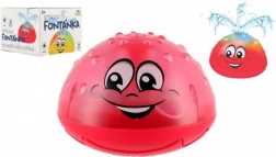 Svjetleća vodena fontanica za kadu na baterije – Crvena