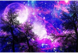 NORIMPEX Paint by Numbers Purple Sky 40 × 50 cm