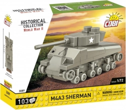 Stavebnica COBI Historical Collection M4A3 Sherman 1:72