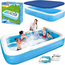 Obiteljski na napuhavanje bazen s pokrovnom ceradom 305 × 183 × 56 cm BESTWAY