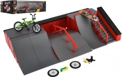 Skatepark – set prstnog skateboarda i BMX-a s rampama i dodacima