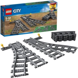 Lego City skretnice za željezničke tračnice