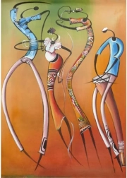 Puzzle Plešući Afrikanci 1000 dijelova MAGNOLIA