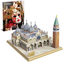 CUBICFUN 3D puzzle National Geographic: Trg svetog Marka – 107 dijelova