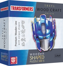 Drvene dvostrane puzzle TREFL Wood Craft Origin Transformers Optimus Prime, 505 dijelova