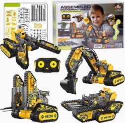 Set 4u1 Mali građevinski strojevi na daljinsko upravljanje 176 dijelova