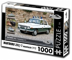 Puzzle RETRO-AUTA Wartburg 353 Volkspolizei 1000 dijelova