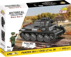 Konstruktorski set tenka Panzer 38(t) / LT vz. 38 2u1 – 690 dijelova