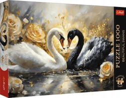 Puzzle TREFL Premium Plus: prekrasni labudovi 1000 dijelova