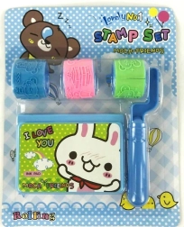 Set valjaka za pečate s podlogom, 3 motiva