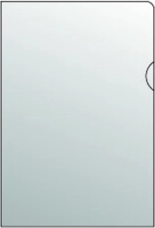 Prozirna mapa za dokumente A4 L, PVC, 180 mikrona