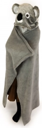 Topla dječja deka s kapuljačom koala Cozy Noxxiez