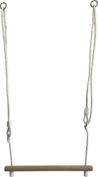 Drvena viseća prečka 2Kids Toys s podesivim užadima