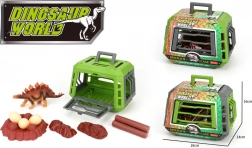 Dinosaur u kavezu s dodacima