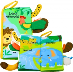 Meka edukativna knjižica sa životinjama za dojenčad