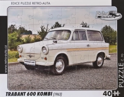 Retro auto slagalica Trabant 600 Kombi 40 dijelova