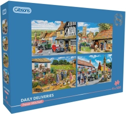 Gibsons puzzle Daily Deliveries 4x500 pieces