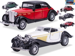 Metalni model povijesnog automobila 1:36 s povratnim pogonom, 11,5 cm