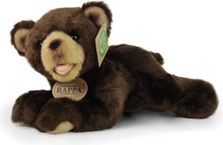 Plišani medvjedić tamno smeđi ležeći 24 cm ECO-FRIENDLY