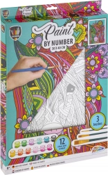 Slikanje po brojevima – jednorog, platno 30 × 40 cm