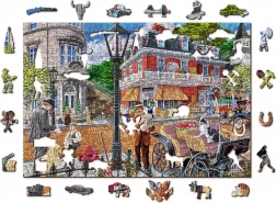 WOODEN CITY drvene dvostrane puzzle Glavna ulica, 505 dijelova