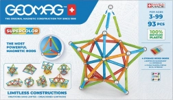Geomag Supercolor magnetska građevna igra 93 dijela od reciklirane plastike