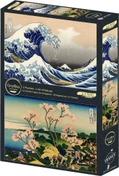 Puzzle Veliki val kod Kanagawe i Gradsko područje Shinagawa 2×500 dijelova