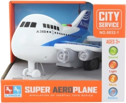 Veliki baterijski avion sa svjetlom i zvukom