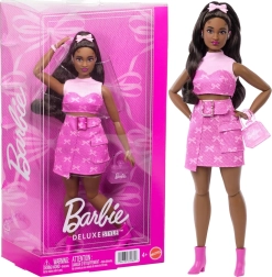Barbie Deluxe Style ružičasti denim – modna lutka s dodacima