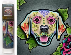 Dijamantno slikanje 7D labrador 30 × 30 cm