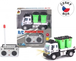 Kamion za odvoz smeća na daljinsko upravljanje s kontejnerima