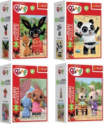 Puzzle mini maxi 20 dijelova BING – prijatelji, 4 motiva