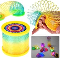 Duginasta opruga DISCO 2u1 s LED osvjetljenjem i projektorom